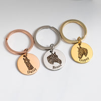 Engraved Keyring